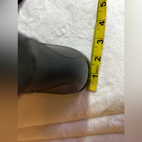 Asgard Rain Boots Black Ankle Short with Heel Pull Tabs US 7 / EUR 37 Women's - Picture 6 of 16